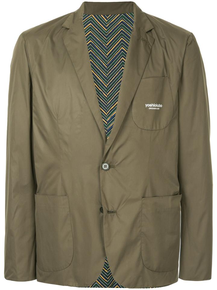 Yoshiokubo Dry Leaf Reversible Jacket - Green