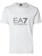 Ea7 Emporio Armani Logo Print T-shirt - Grey