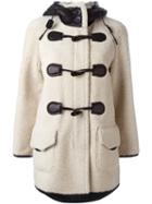 Coach Duffle Coat, Women's, Size: 2, Nude/neutrals, Sheep Skin/shearling/calf Leather