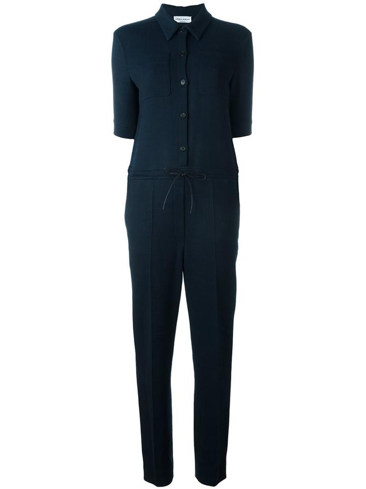 Sonia Rykiel Waist Drawstring Shortsleeved Jumpsuit