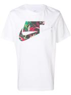 Nike Palm Print Logo T-shirt - White