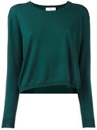 Allude Fine Knit Jumper, Women's, Size: Medium, Green, Virgin Wool
