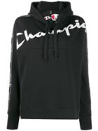 Champion Logo-printed Hoodie - Black
