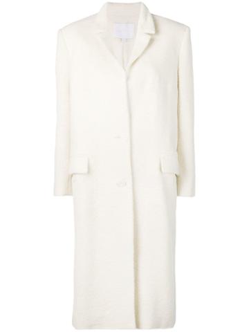 Noon By Noor Leann Coat - White