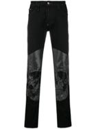 Philipp Plein Super Straight-cut Skull Jeans - Black