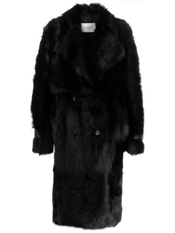Common Leisure Belted Coat - Black