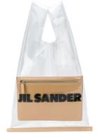 Jil Sander Branded Tote Bag - White