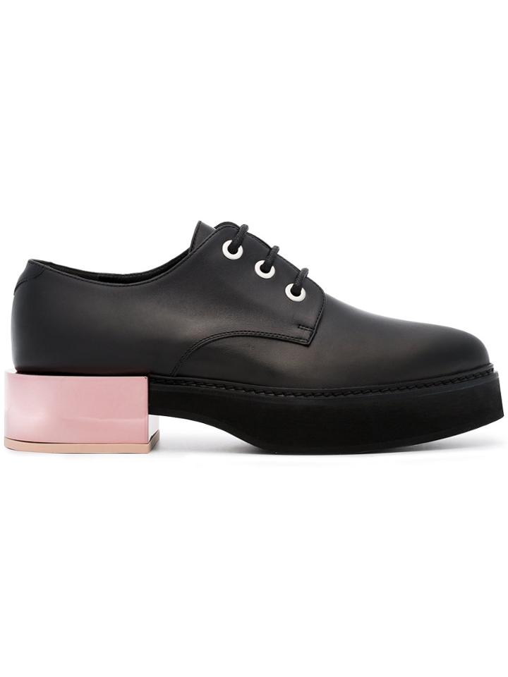 Alexander Mcqueen Black Creeper 40 Leather Shoes