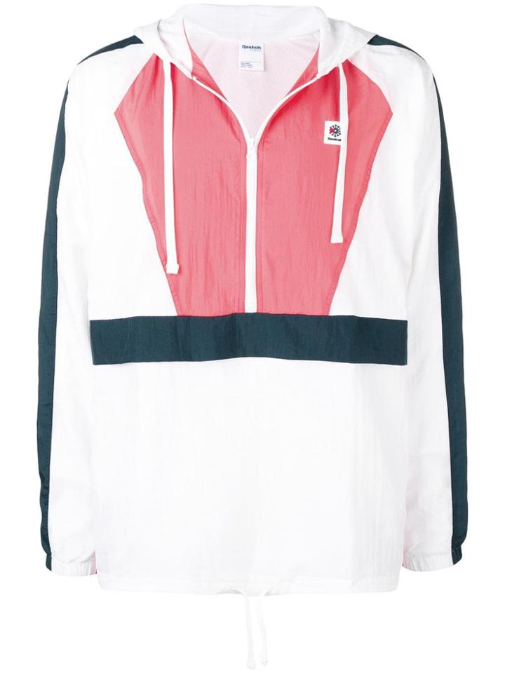 Reebok Colour Block Hoodie - White