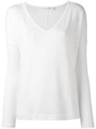 Rag & Bone - V-neck Sweater - Women - Polyester/spandex/elastane/rayon - Xs, White, Polyester/spandex/elastane/rayon