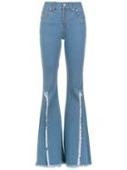 Andrea Bogosian Panelled Jeans - Blue