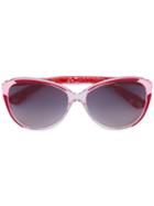 Vogue Eyewear - Oval Sunglasses - Women - Acetate - 55, Red, Acetate
