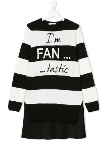 Liu Jo Kids I'm Fantastic Jumper Dress - Black