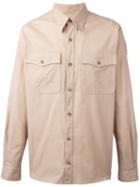 Stella Mccartney Long Sleeve Shirt, Men's, Size: 41, Nude/neutrals, Cotton