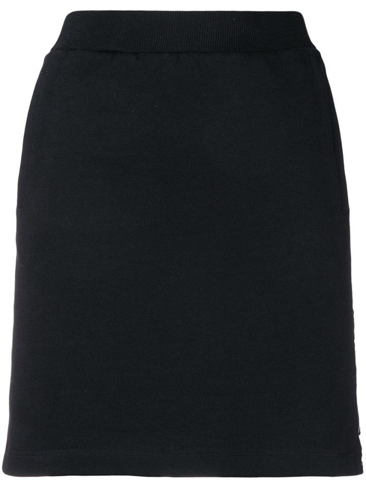 Calvin Klein Jeans Logo Band Mini Skirt - Black