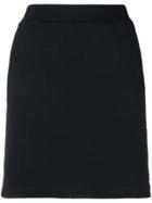 Calvin Klein Jeans Logo Band Mini Skirt - Black