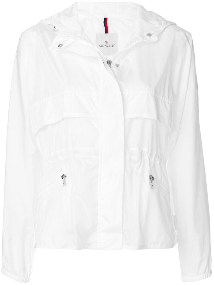 Moncler Jais Short Hooded Parka - White