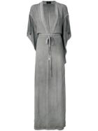 Lost & Found Ria Dunn Plunge Dress - Grey