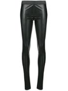 Blanca Wet-look Leggings - Black