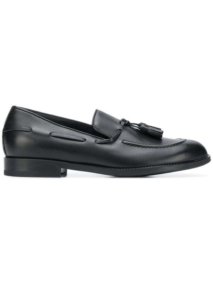 Z Zegna Tassel Front Loafers - Black