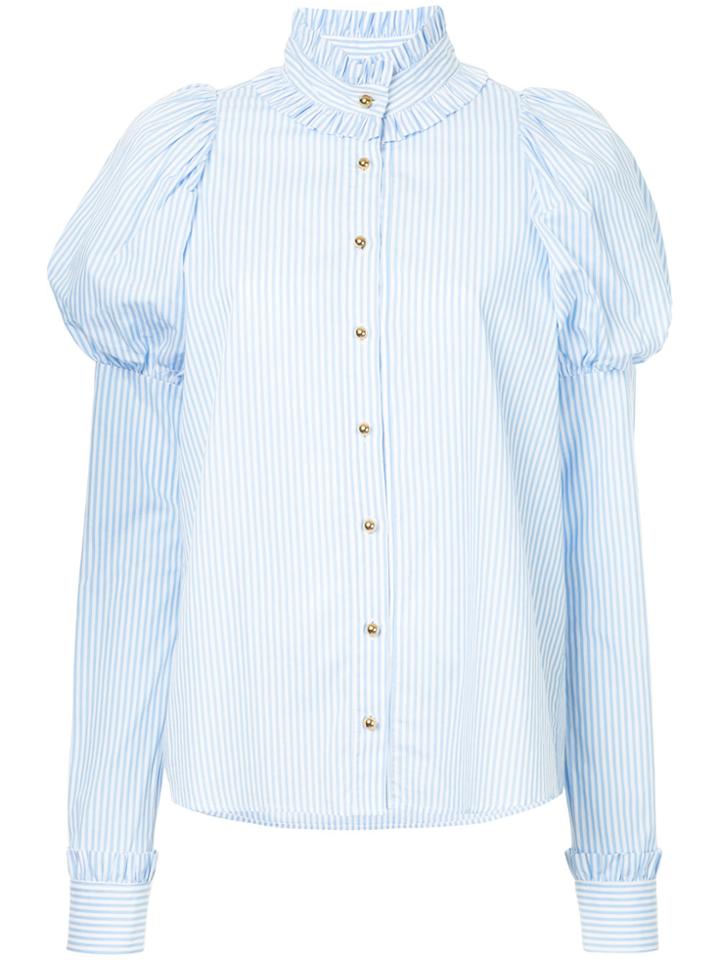Macgraw Shakespeare Shirt With Heart Appliqués - Blue