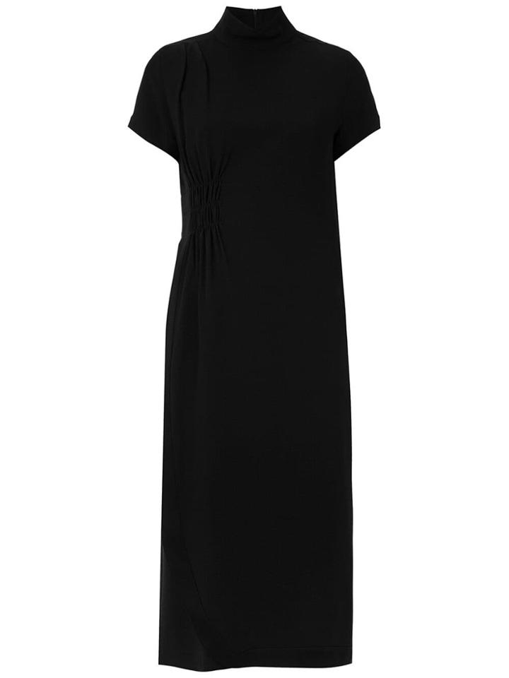 Egrey High Neck Midi Dress - Black