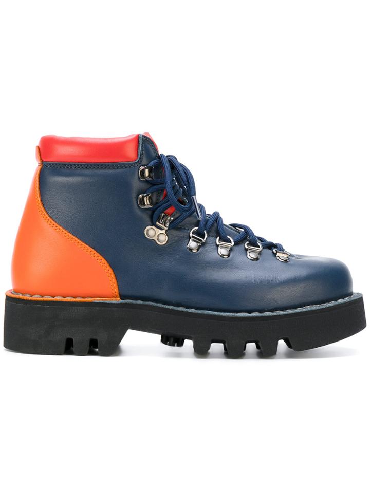 Sofie D'hoore Tricolour Mountain Boots - Blue