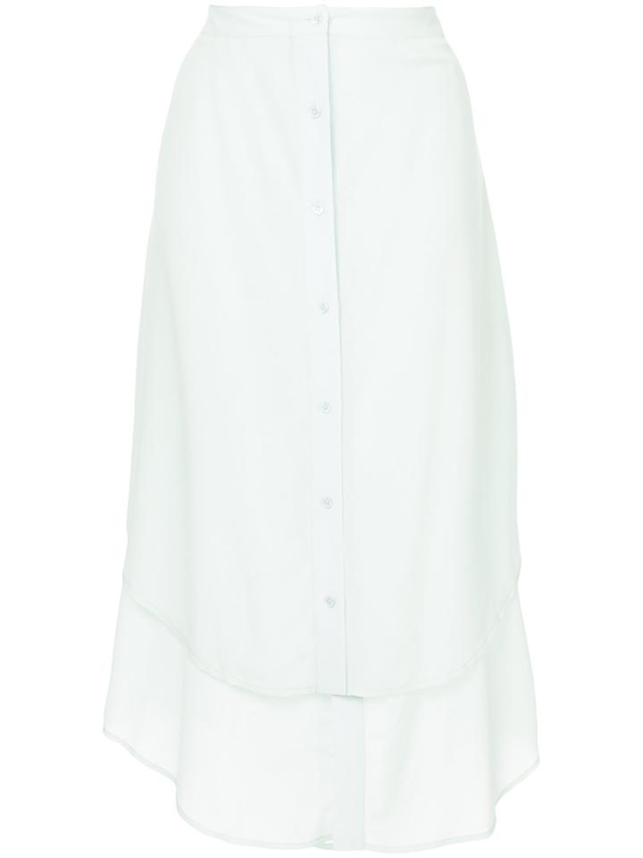 Sies Marjan Layered Button Up Skirt - Green