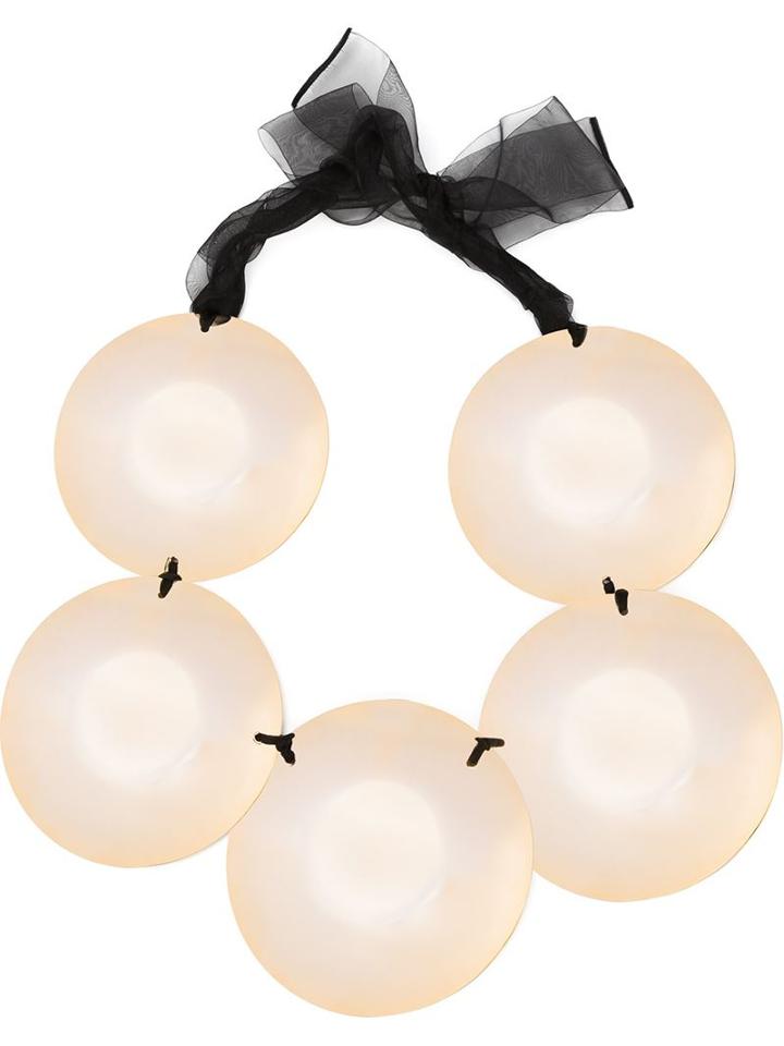 Junya Watanabe Comme Des Garçons Metallic Disc Necklace