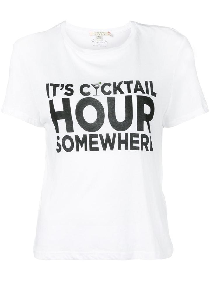 Alice+olivia Graphic T-shirt - White