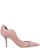 Malone Souliers Scalloped Edge Pumps - Neutrals