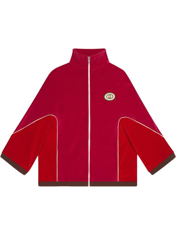 Gucci Chenille Kimono Jacket - Red