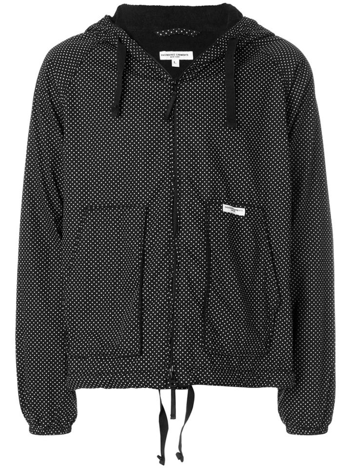 Engineered Garments Hooded Polka Dot Jacket - Black