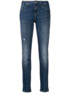 Liu Jo Distressed Slim-fit Jeans - Blue