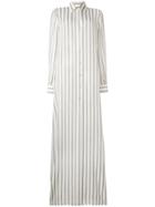 Lanvin Long Striped Shirt - White