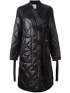 3.1 Phillip Lim Padded Kimono Coat, Women's, Size: Small, Black, Polyamide/polyester/acrylic
