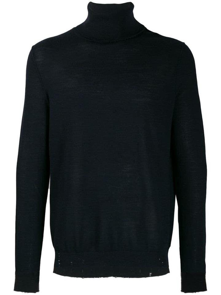 Zadig & Voltaire Bobby Turtleneck Jumper - Blue
