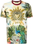 Dolce & Gabbana Dg King Graphic Print T-shirt - Green