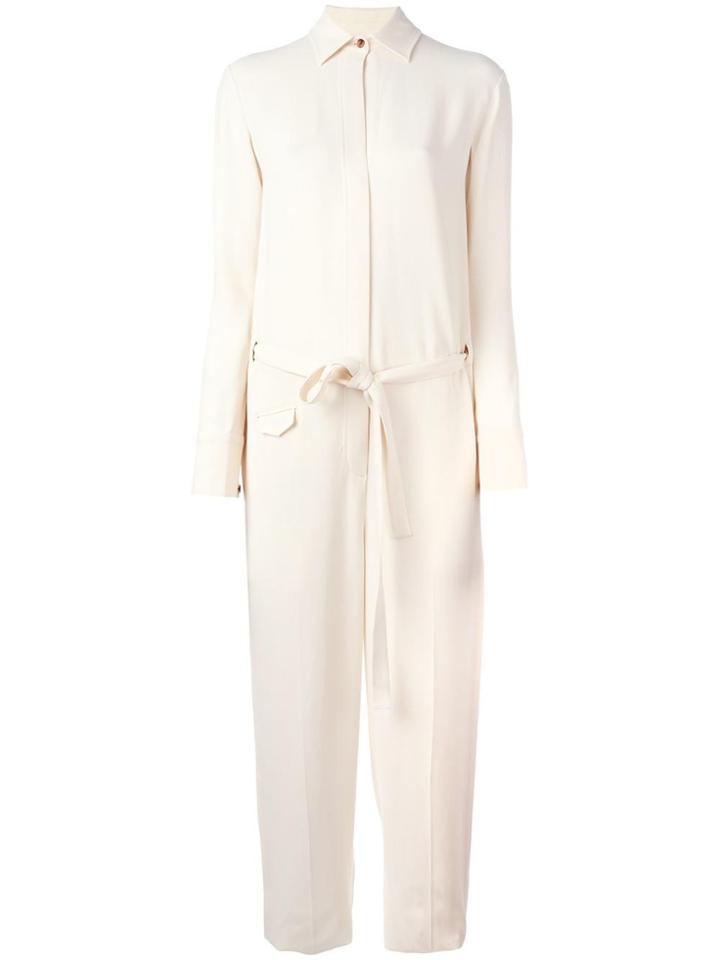 Helmut Lang Shirt Jumpsuit - White