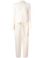 Helmut Lang Shirt Jumpsuit - White