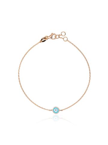 Alemdara 18k Rose Gold Didem Enamel Bracelet - Metallic