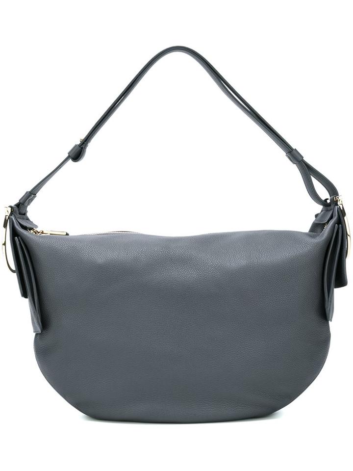 Salvatore Ferragamo Small 'gancio' Hobo, Women's, Grey