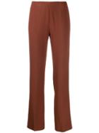 Romeo Gigli Pre-owned 1996 Woven Straight Trousers - Red