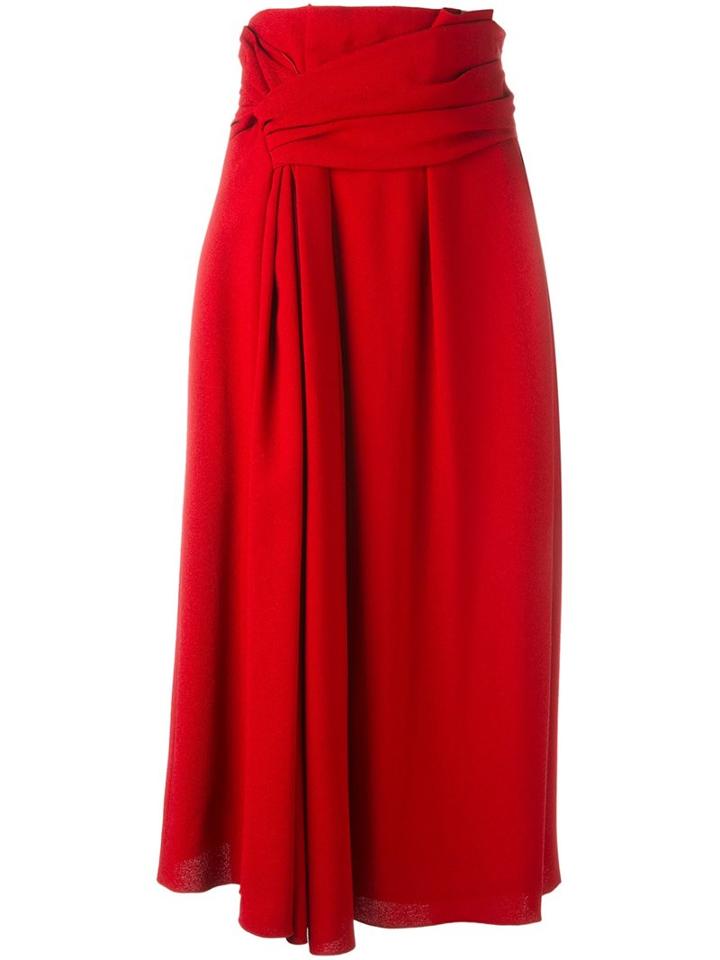 Lanvin Ribbon Wrap Detail Skirt