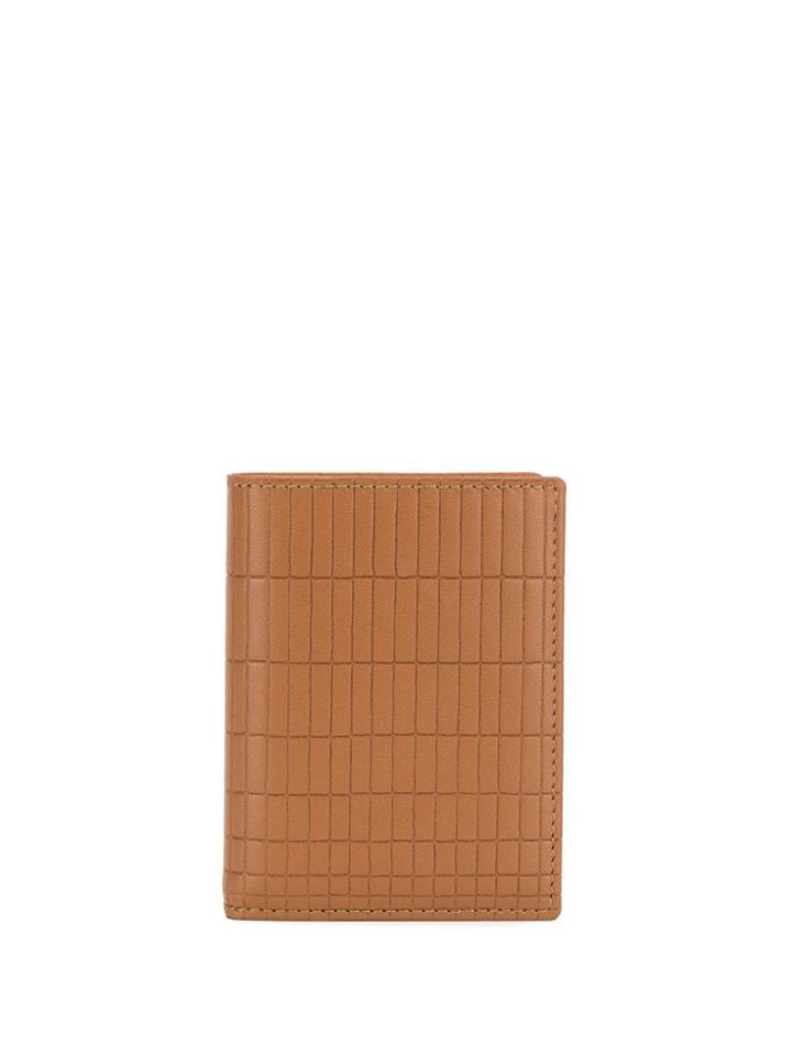 Comme Des Garçons Brick Line Wallet - Brown