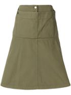 Jw Anderson Fold Front Skirt - Green