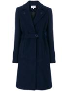 Carven Single Breasted Coat - Blue
