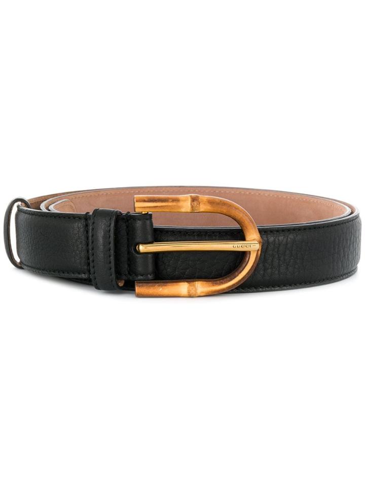 Gucci Bamboo Buckle Belt - Black