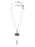 Camila Klein Pearl Stone Necklace - Metallic