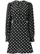 Marc Jacobs Polka-dot Dress - Black